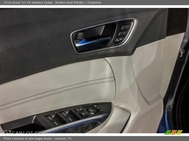 Modern Steel Metallic / Graystone 2019 Acura TLX V6 Advance Sedan