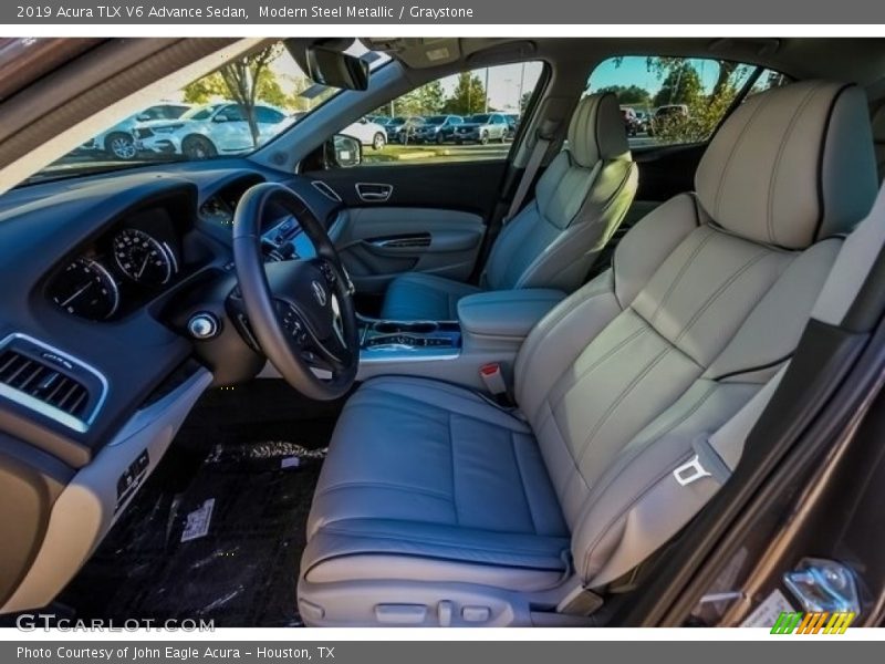Modern Steel Metallic / Graystone 2019 Acura TLX V6 Advance Sedan