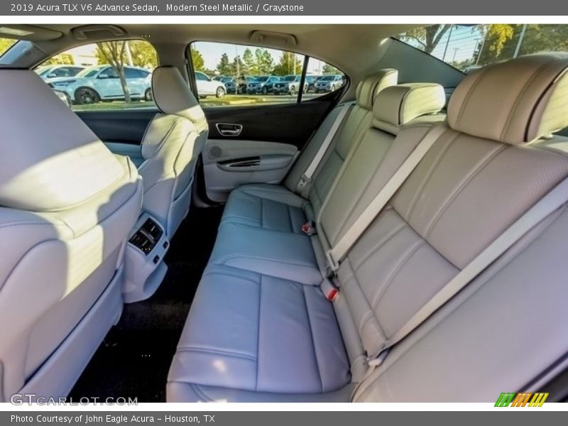 Modern Steel Metallic / Graystone 2019 Acura TLX V6 Advance Sedan