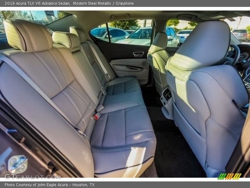 Modern Steel Metallic / Graystone 2019 Acura TLX V6 Advance Sedan