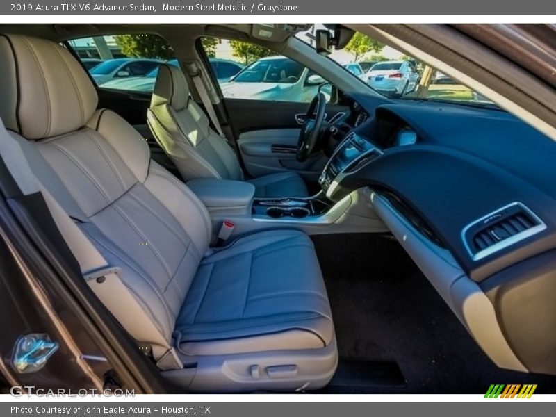Modern Steel Metallic / Graystone 2019 Acura TLX V6 Advance Sedan