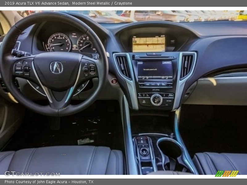 Modern Steel Metallic / Graystone 2019 Acura TLX V6 Advance Sedan