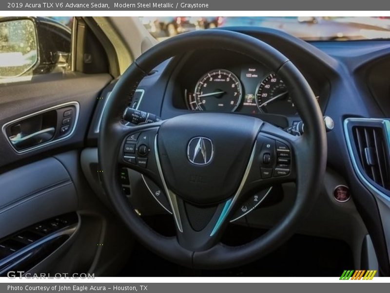 Modern Steel Metallic / Graystone 2019 Acura TLX V6 Advance Sedan