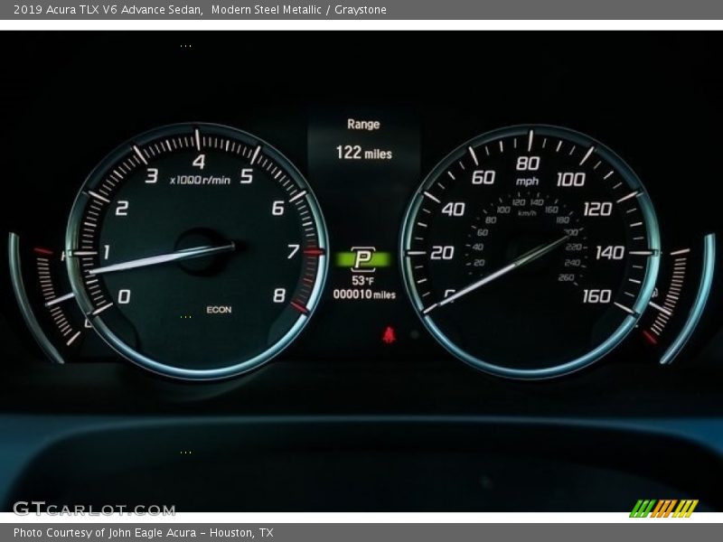 Modern Steel Metallic / Graystone 2019 Acura TLX V6 Advance Sedan