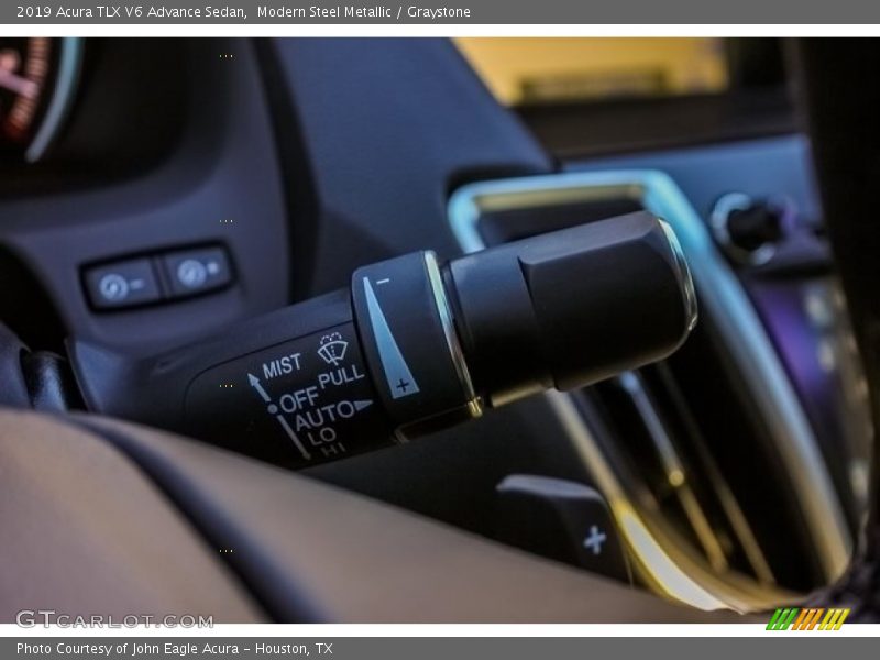 Modern Steel Metallic / Graystone 2019 Acura TLX V6 Advance Sedan