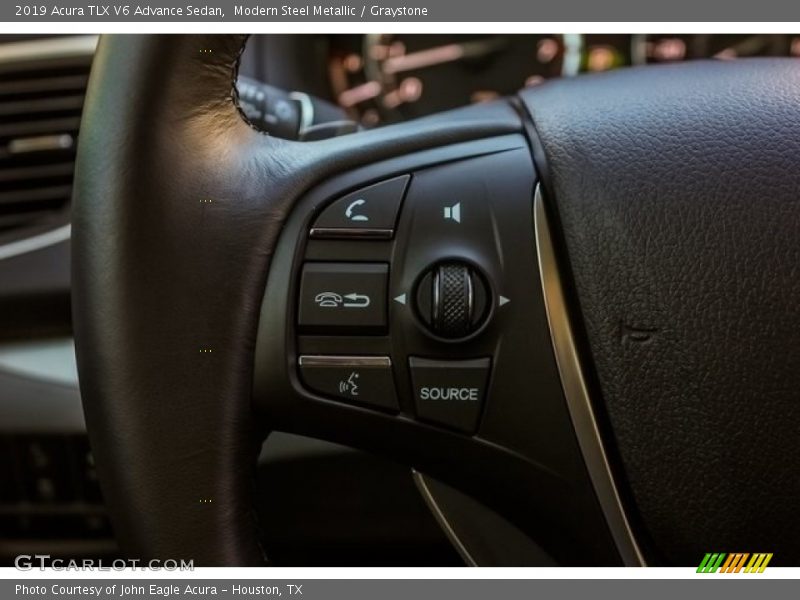 Modern Steel Metallic / Graystone 2019 Acura TLX V6 Advance Sedan