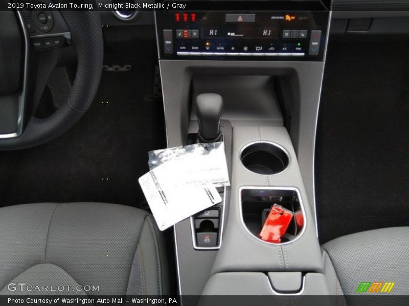 Midnight Black Metallic / Gray 2019 Toyota Avalon Touring