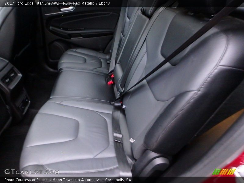 Ruby Red Metallic / Ebony 2017 Ford Edge Titanium AWD