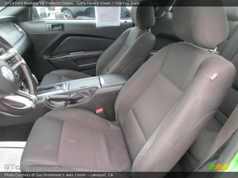 Gotta Have it Green / Charcoal Black 2014 Ford Mustang V6 Premium Coupe