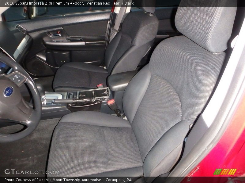 Venetian Red Pearl / Black 2016 Subaru Impreza 2.0i Premium 4-door