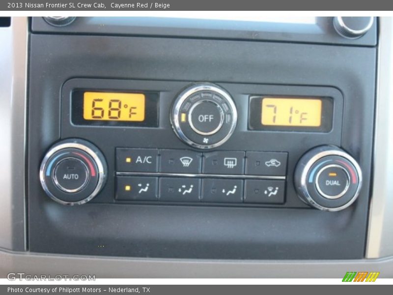 Cayenne Red / Beige 2013 Nissan Frontier SL Crew Cab