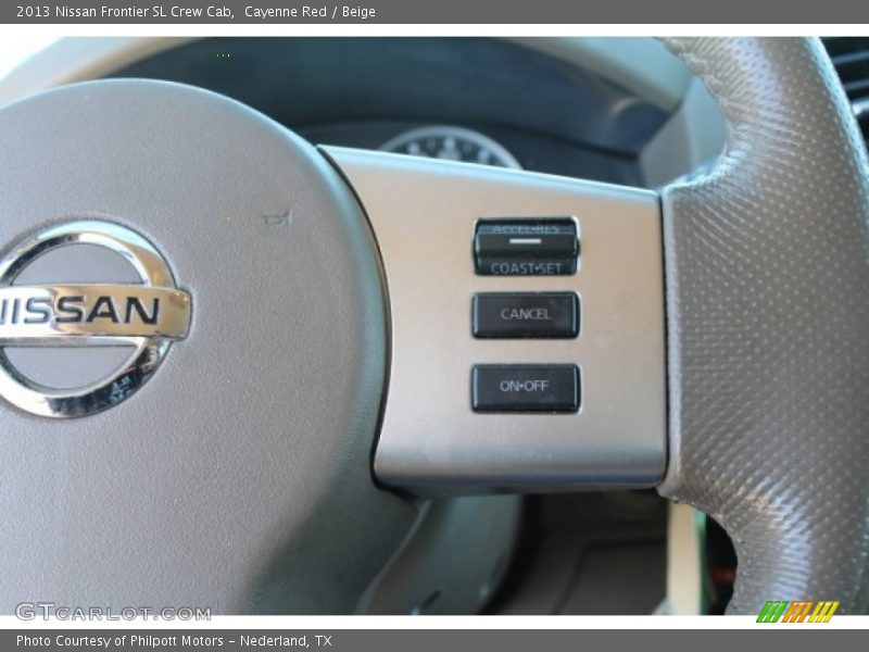 Cayenne Red / Beige 2013 Nissan Frontier SL Crew Cab