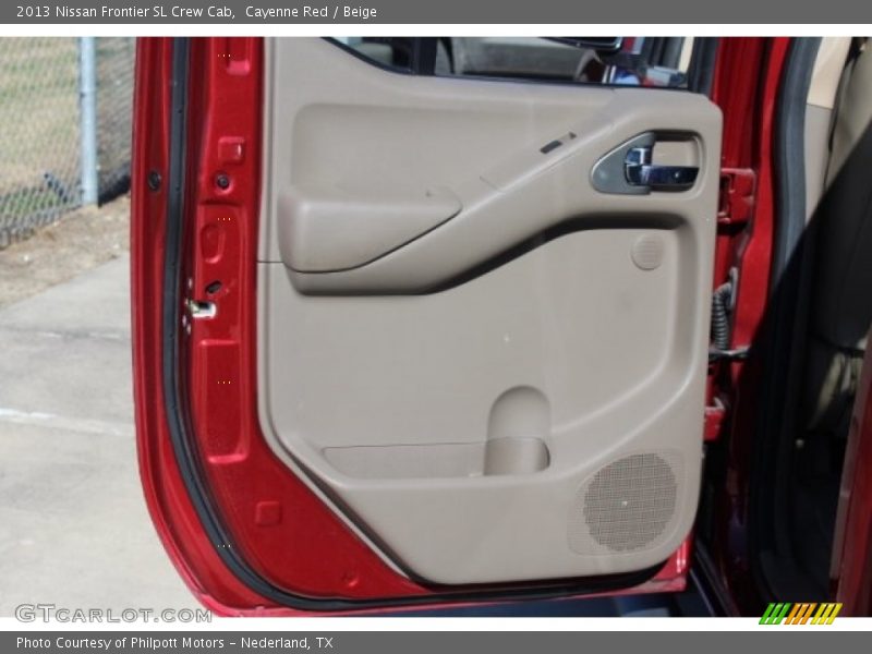 Cayenne Red / Beige 2013 Nissan Frontier SL Crew Cab