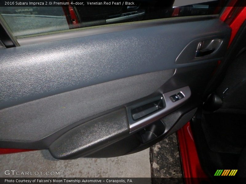 Venetian Red Pearl / Black 2016 Subaru Impreza 2.0i Premium 4-door