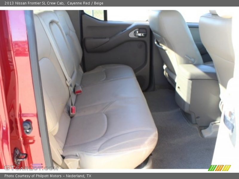 Cayenne Red / Beige 2013 Nissan Frontier SL Crew Cab