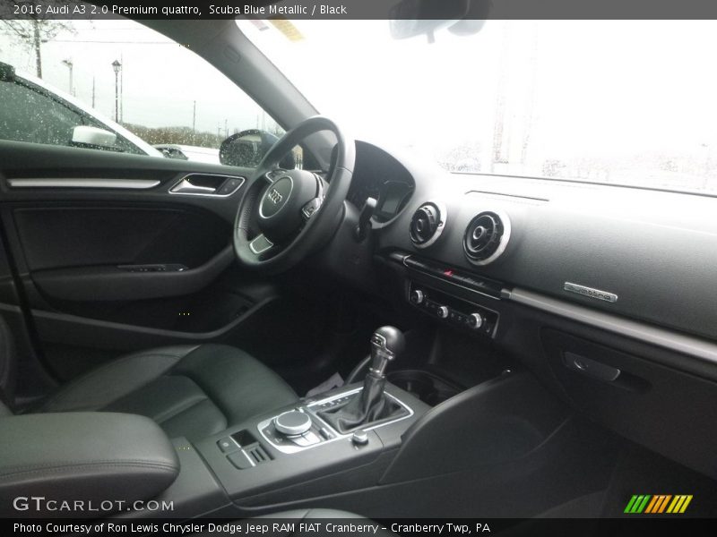 Scuba Blue Metallic / Black 2016 Audi A3 2.0 Premium quattro