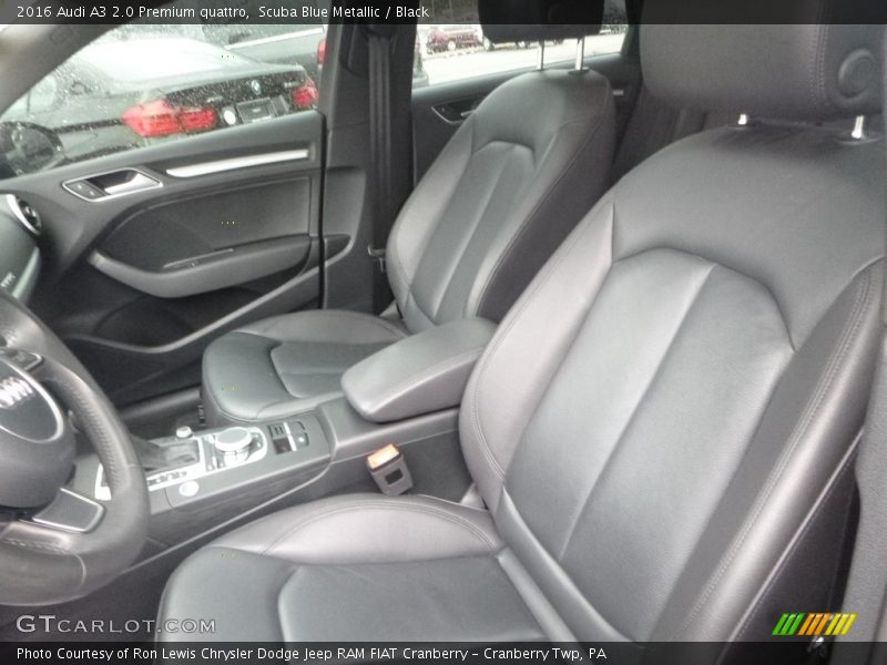 Scuba Blue Metallic / Black 2016 Audi A3 2.0 Premium quattro