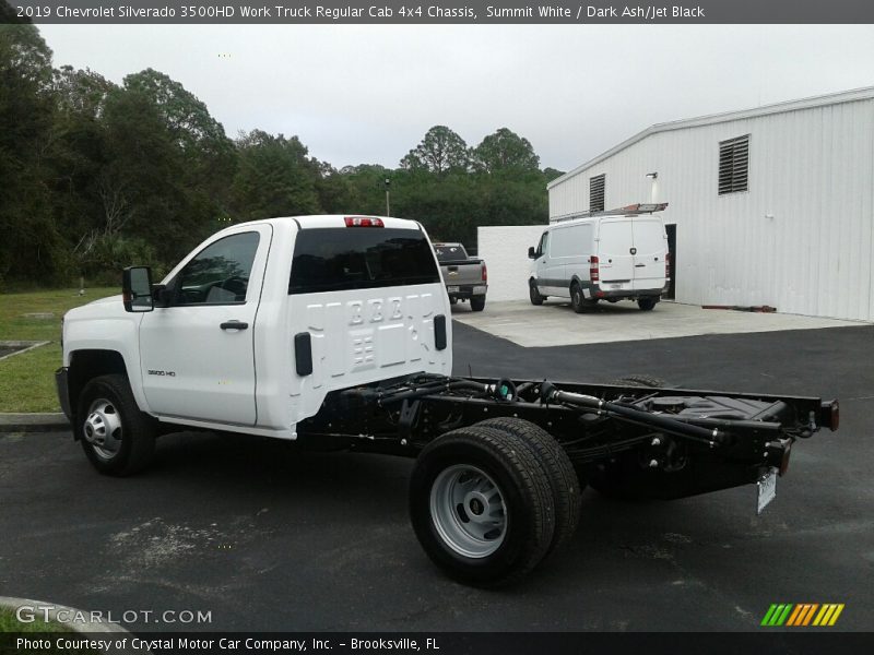 Summit White / Dark Ash/Jet Black 2019 Chevrolet Silverado 3500HD Work Truck Regular Cab 4x4 Chassis