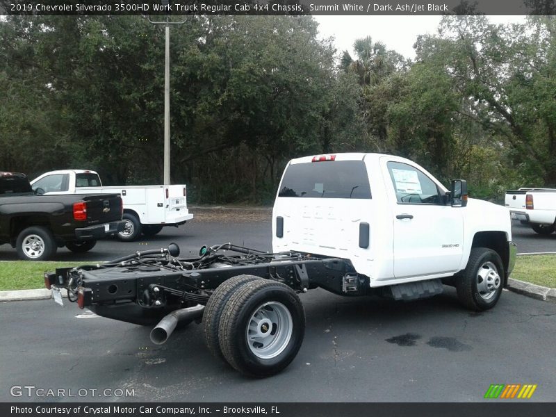 Summit White / Dark Ash/Jet Black 2019 Chevrolet Silverado 3500HD Work Truck Regular Cab 4x4 Chassis