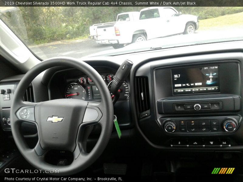 Summit White / Dark Ash/Jet Black 2019 Chevrolet Silverado 3500HD Work Truck Regular Cab 4x4 Chassis
