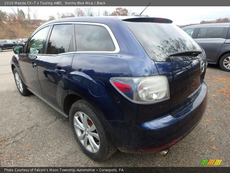 Stormy Blue Mica / Black 2010 Mazda CX-7 s Touring AWD