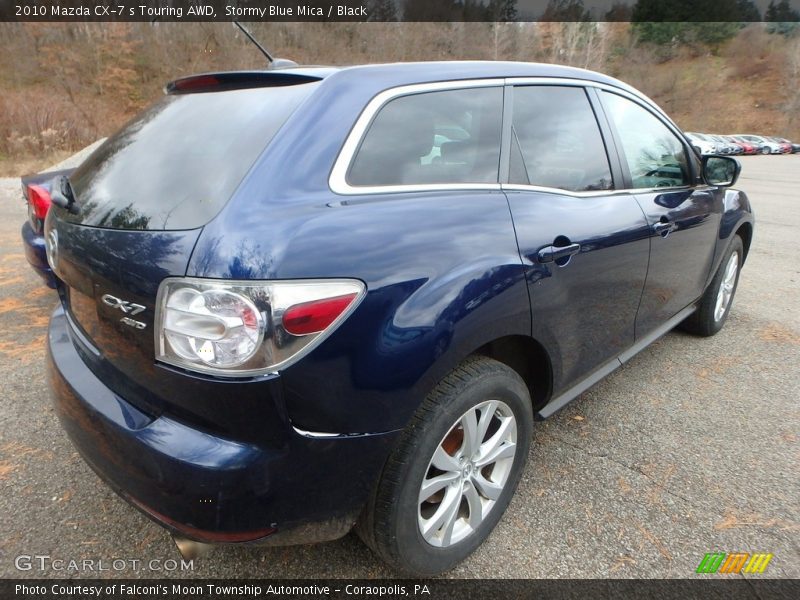 Stormy Blue Mica / Black 2010 Mazda CX-7 s Touring AWD