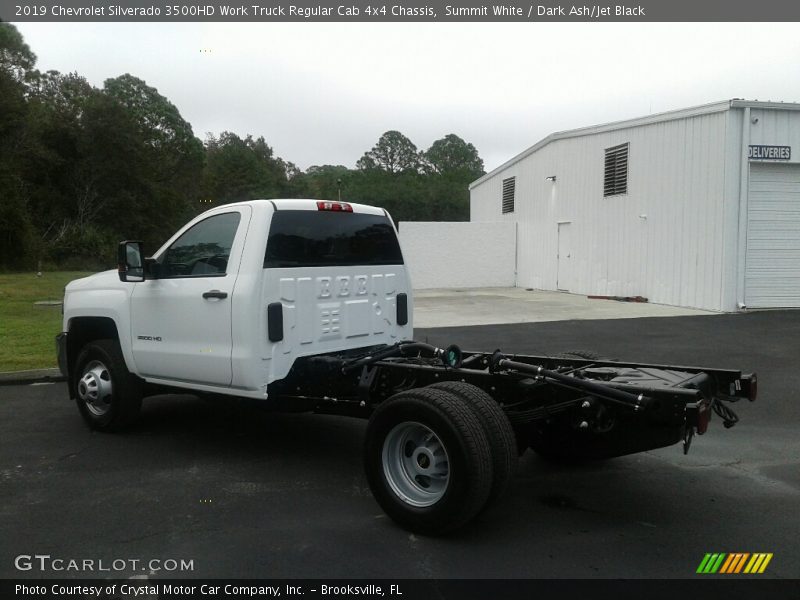 Summit White / Dark Ash/Jet Black 2019 Chevrolet Silverado 3500HD Work Truck Regular Cab 4x4 Chassis