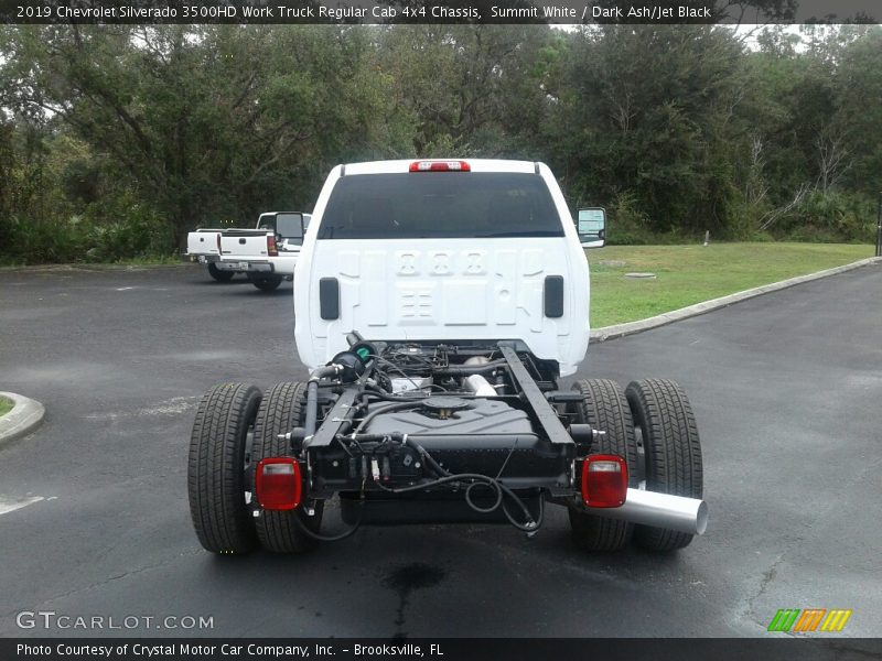 Summit White / Dark Ash/Jet Black 2019 Chevrolet Silverado 3500HD Work Truck Regular Cab 4x4 Chassis