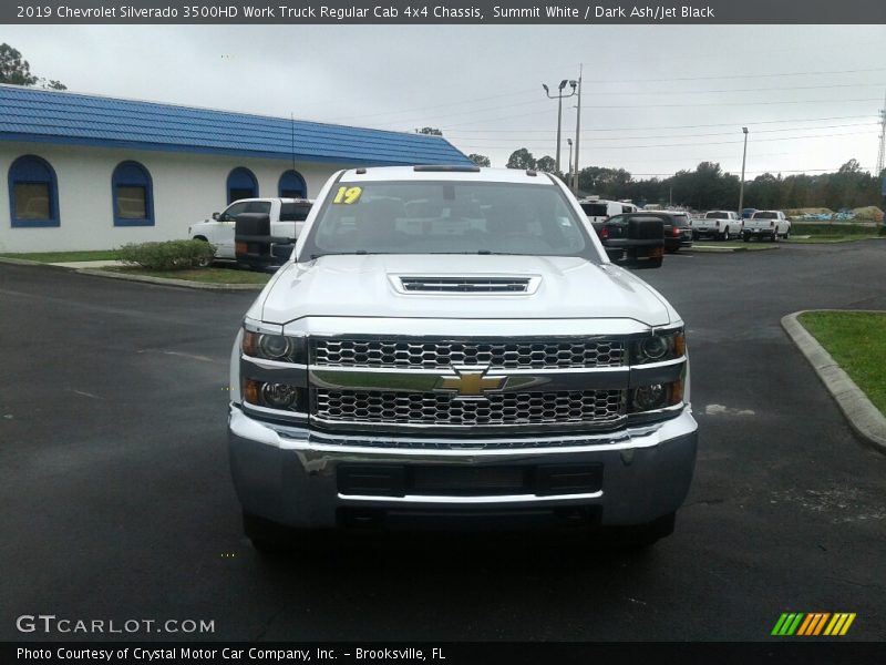 Summit White / Dark Ash/Jet Black 2019 Chevrolet Silverado 3500HD Work Truck Regular Cab 4x4 Chassis