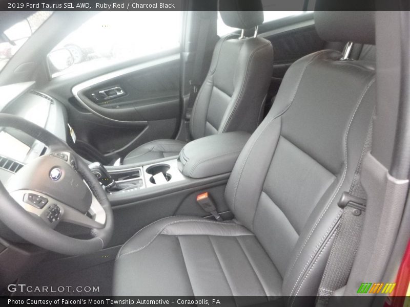 Ruby Red / Charcoal Black 2019 Ford Taurus SEL AWD