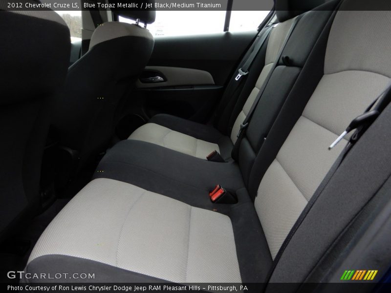 Blue Topaz Metallic / Jet Black/Medium Titanium 2012 Chevrolet Cruze LS