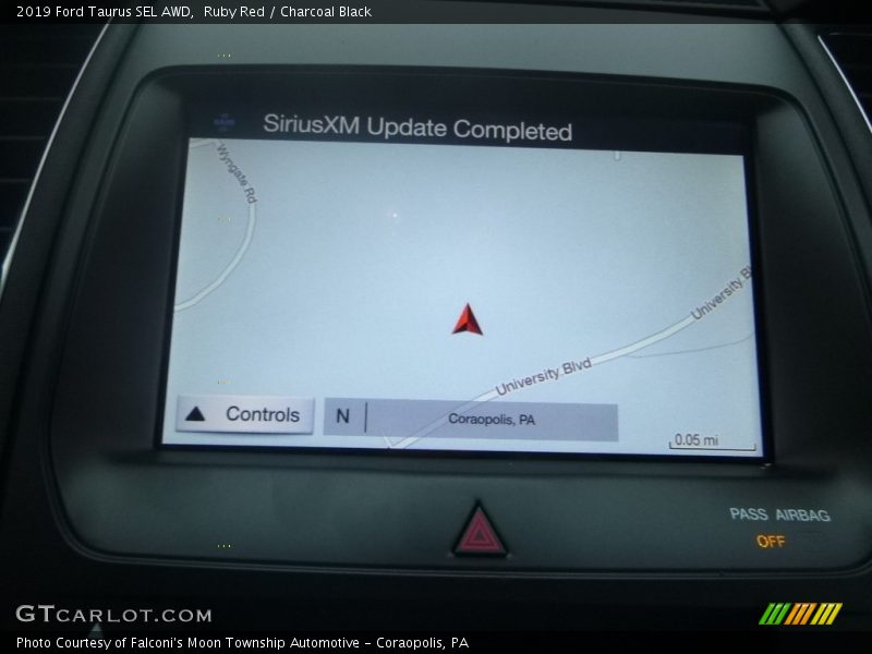 Navigation of 2019 Taurus SEL AWD
