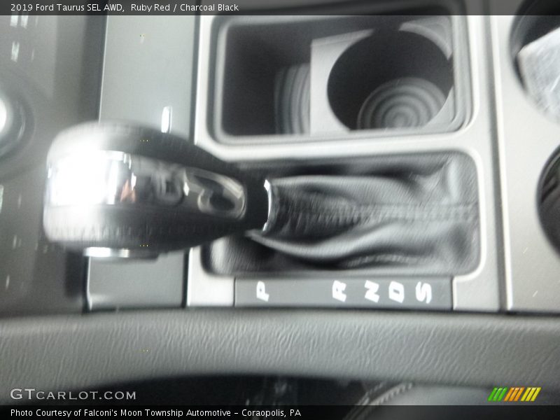 Ruby Red / Charcoal Black 2019 Ford Taurus SEL AWD