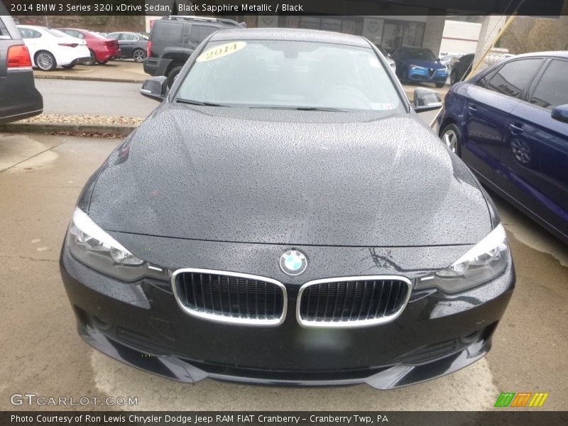 Black Sapphire Metallic / Black 2014 BMW 3 Series 320i xDrive Sedan