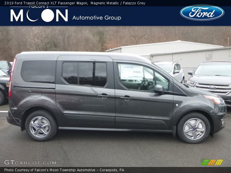 Magnetic Metallic / Palazzo Grey 2019 Ford Transit Connect XLT Passenger Wagon