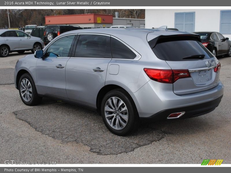 Lunar Silver Metallic / Graystone 2016 Acura MDX Technology
