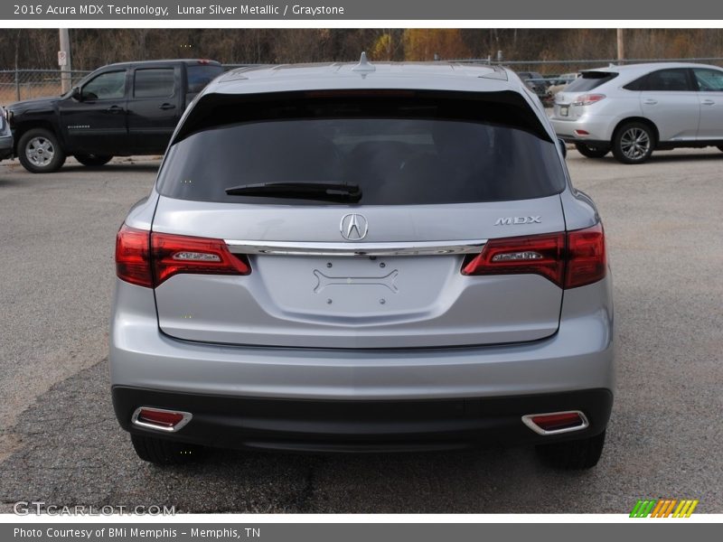 Lunar Silver Metallic / Graystone 2016 Acura MDX Technology