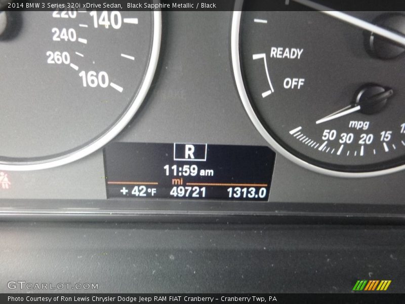 Black Sapphire Metallic / Black 2014 BMW 3 Series 320i xDrive Sedan