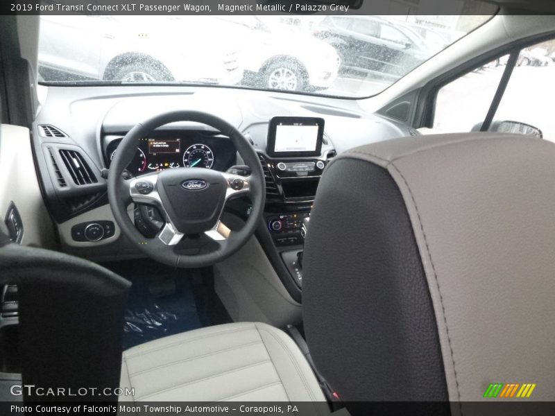  2019 Transit Connect XLT Passenger Wagon Palazzo Grey Interior