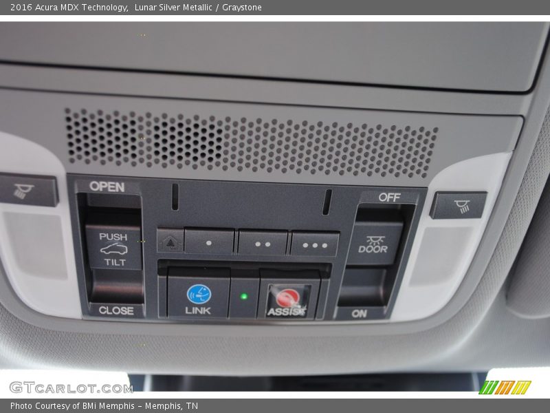 Lunar Silver Metallic / Graystone 2016 Acura MDX Technology
