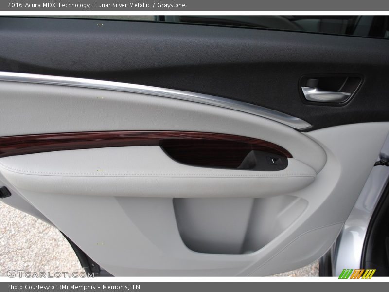 Lunar Silver Metallic / Graystone 2016 Acura MDX Technology