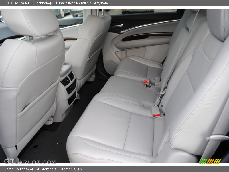Lunar Silver Metallic / Graystone 2016 Acura MDX Technology