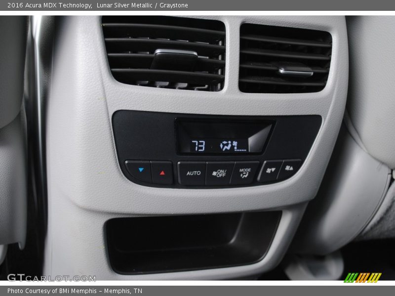Lunar Silver Metallic / Graystone 2016 Acura MDX Technology