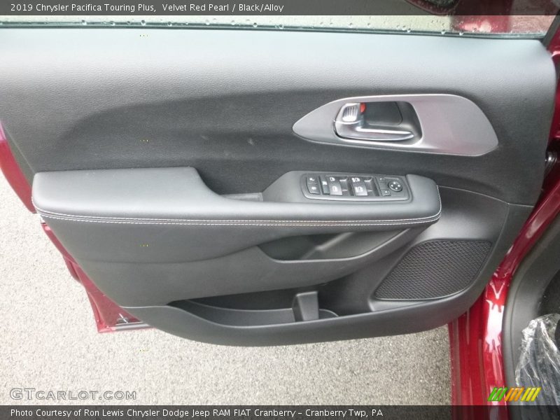Velvet Red Pearl / Black/Alloy 2019 Chrysler Pacifica Touring Plus
