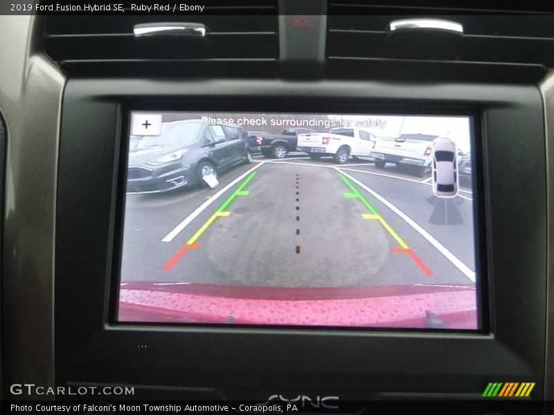 Ruby Red / Ebony 2019 Ford Fusion Hybrid SE