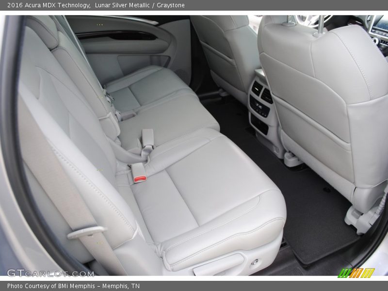 Lunar Silver Metallic / Graystone 2016 Acura MDX Technology