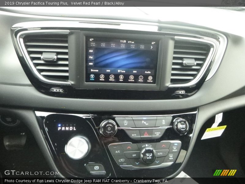 Velvet Red Pearl / Black/Alloy 2019 Chrysler Pacifica Touring Plus