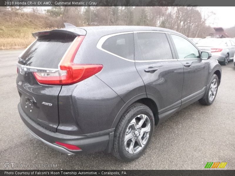 Gunmetal Metallic / Gray 2018 Honda CR-V EX AWD