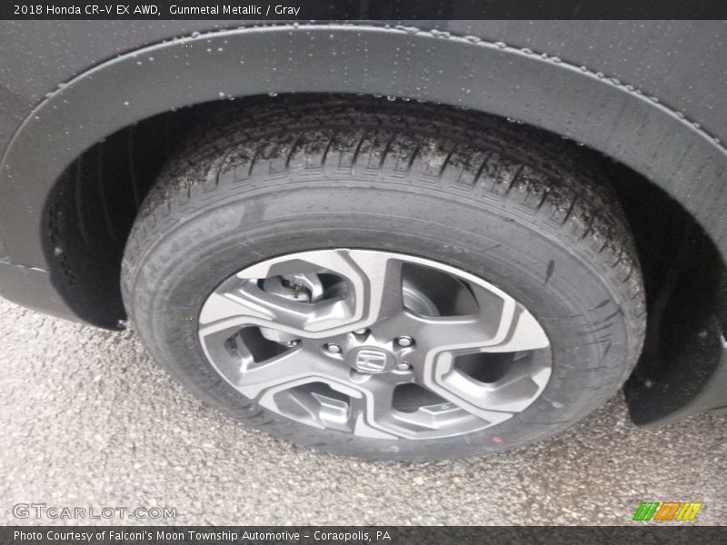 Gunmetal Metallic / Gray 2018 Honda CR-V EX AWD