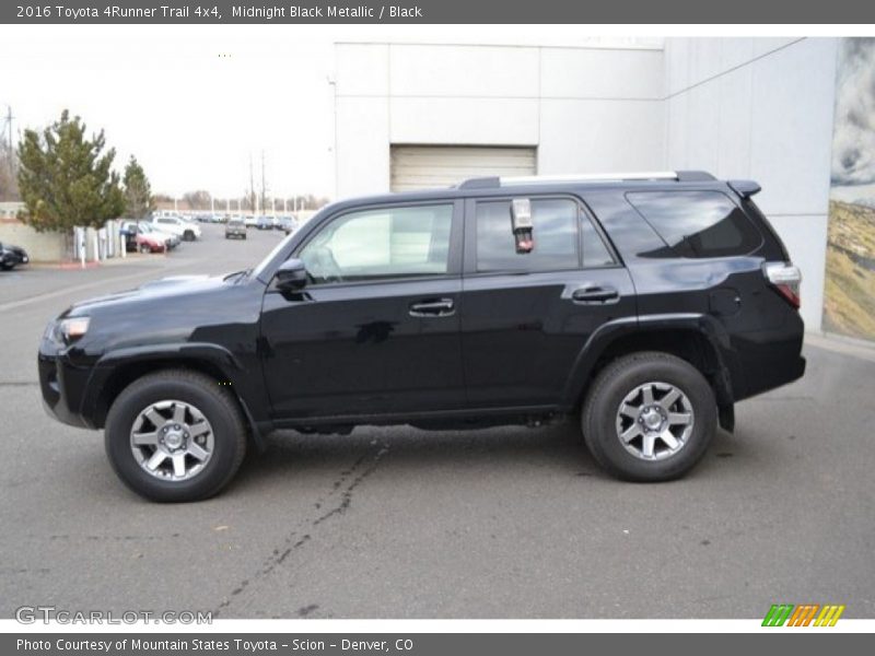 Midnight Black Metallic / Black 2016 Toyota 4Runner Trail 4x4